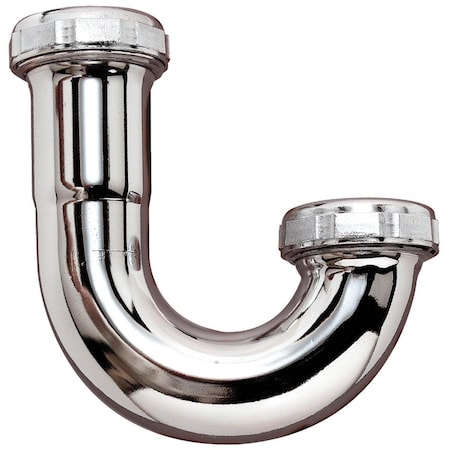 All-Source 1-1/2 In. Chrome Plated J-Bend, Bagged 495301